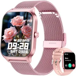 LODIMEKE Smartwatch mit Alexa – 1.83 Zoll Fitnessuhr mit 100+ Sportmodi