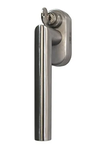 Edelstahl Fenstergriff FG 13 Stiftlänge 40 mm Abschliessbar SKG2 Rasterolive