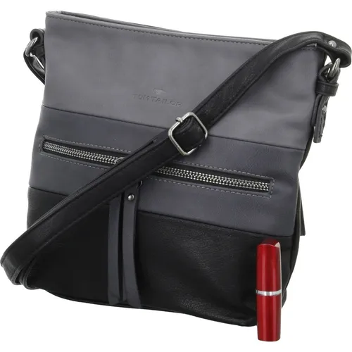 TOM TAILOR Ellen Damen Umhängetasche - Mittelgroß und Stylisch - Damen-Schultertaschen mit flexiblem Tragekomfort, 1 verstellbarem Schulterriemen und modernem Color Blocking für einen coolen Look.