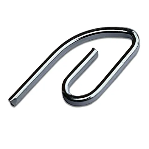 Gardinenhaken zum Einhängen aus Metall für Gardinen mit Schienensystem. Hochwertige und widerstandsfähige Gardinenhaken 25