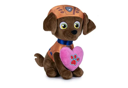 PAW Patrol (Zuma) 27cm Kuscheltier für kleine Fans - Das 27 cm große PAW Patrol Plüschtier bringt die Abenteuer von Zuma nach Hause. Hergestellt aus hochwertigem, weichem Material, ideal zum Spielen und Kuscheln. Ein langlebiges und originales Lizenzprodukt für unvergessliche Spielmomente.