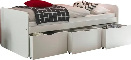 Begabino Stauraumbett Eino Bett, Einzelbett, inklusive 3 Schubkästen