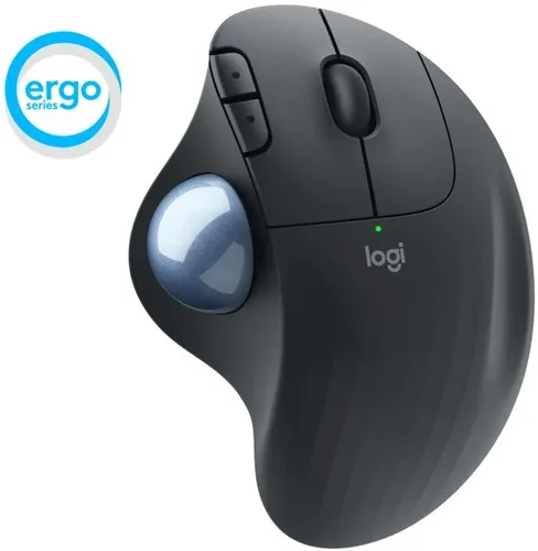 Logitech ERGO M575 For Business – Ergonomische kabellose Trackball-Maus