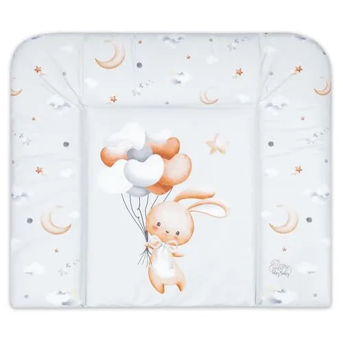 Totsy Baby Wickelauflage 75x72 cm - Wickelauflage - Abwaschbar und platzsparend, ideal für Reisen und für Babys von 0-12 Monaten. Hoher Liegekomfort durch weiche Schaumstoffpolsterung, passend für die meisten Wickelkommoden.
