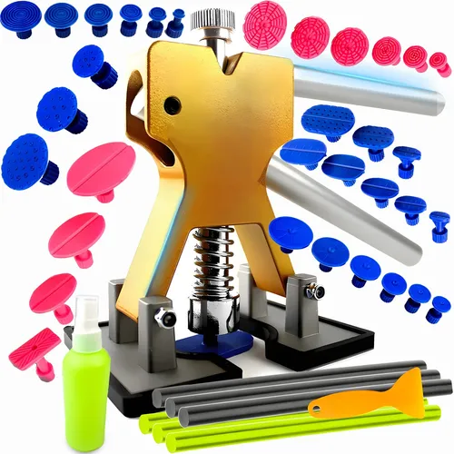 42Tlg. Ausbeulwerkzeug Auto KFZ Beulen Reparatur Set Dellenlifter Werkzeug Retoo