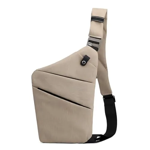 BIRDDIE Schultertasche Herren Sport Umhängetasche Outdoor Diebstahlsichere Tasche Crossbody Verstellbare Umhängetasche für Reisen Wandern und Fahrrad