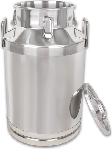 Beeketal Edelstahl Milchkanne BMK-8 in silber von Beeketal