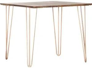 Gutmann Factory Esstisch Scan, 100 cm – Eleganz mit goldfarbenen Beinen