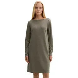 TOM TAILOR Strickkleid jacquard dress - Stylisches Strickkleid in cargo beige mit mini pepita Muster, perfekt für den Alltag oder besondere Anlässe. Bequeme Passform dank 2% Elastan.