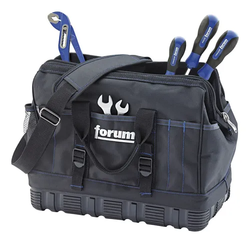 Forum Werkzeug-Tasche 400 x 250 x 320 mm - Praktische Werkzeugtasche mit optimaler Größe für Ordnung und Transport, ideal für Handwerker und DIY-Enthusiasten.