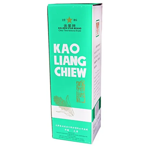Sparen! 6x500ml Golden Star Kao Liang Chiew Original chinesische Spirituose