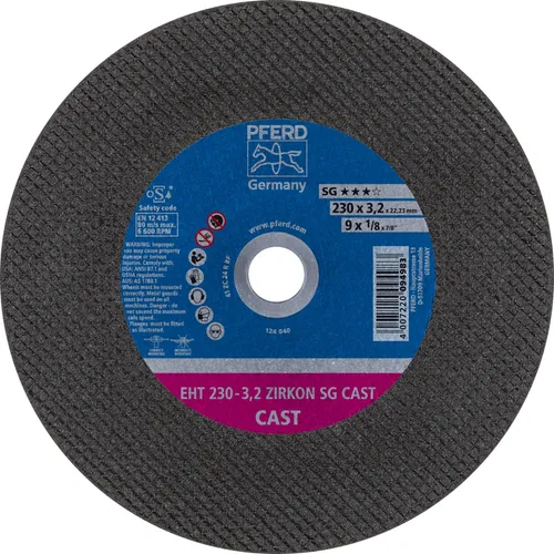 PFERD EHT 230-3,2 ZIRKON SG CAST 61110000 Trennscheibe 230mm