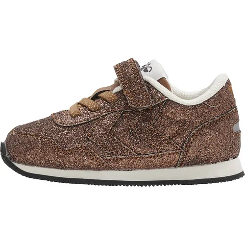 Hummel REFLEX GLITTER INFANT - COPPER - 19 - Babysneakers mit glitzerndem Finish, leichter EVA-Zwischensohle und verstellbarem Klettverschluss für optimalen Sitz und einfachen Einstieg.