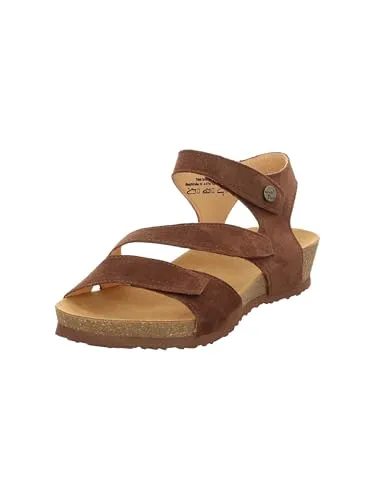 Think Sandaletten Dumia schoko 297-3060 - Größe 38 - Bequeme Sommer-Sandale von Think mit 3 verstellbaren Klettverschlüssen. Die Kork-Latex-Kombination bietet hervorragende Dämpfung und unterstützt ermüdungsfreies Laufen. Hochwertiges Velourleder sorgt für einen angenehmen Tragekomfort.