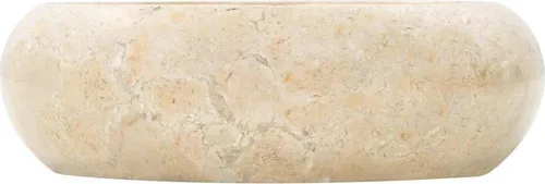 vidaXL Marmor Waschbecken 40x12cm in beige von vidaXL
