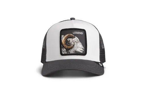 GOORIN Bros. Legend Trucker Cap - Schwarze Basecap mit Widder-Motiv - Stylische Trucker Cap von GOORIN Bros. mit klassischem Widder-Motiv. Hochwertige Materialien sorgen für Tragekomfort. Ideal für jeden Anlass und perfekt für einen lässigen Look.