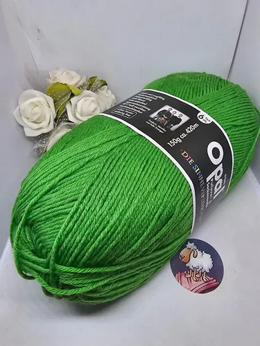Opal- Sockenwolle- 6-fach Fb.7903 / grasgrün