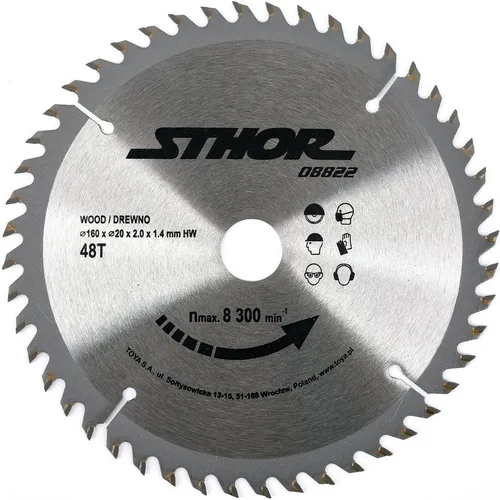 TRIZERATOP Kreissägeblatt Hartmetall-Kreissägeblatt 160 mm, 48 Zähne, 20 mm Bohrung (Hartmetall-Kreissägeblatt 160 mm, 48 Zähne, 20 mm Bohrung)