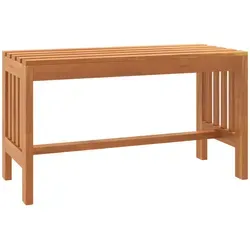 furnicato Gartenbank aus Eukalyptusholz, Braun, 35x45x80 cm