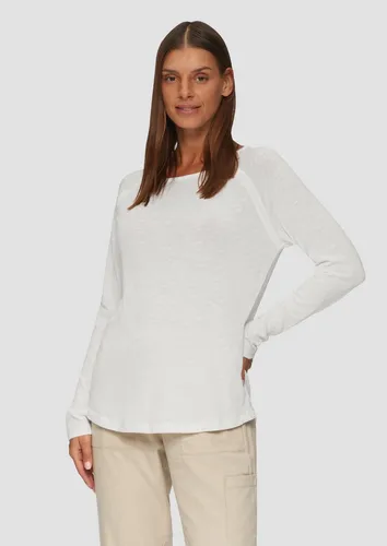 Stylisches Langarm T-Shirt für Damen - T-Shirt für Damen mit Rundhalsausschnitt und langen Ärmeln, ideal für lässige Outfits und jeden Anlass. Bequeme Regular Fit Passform.