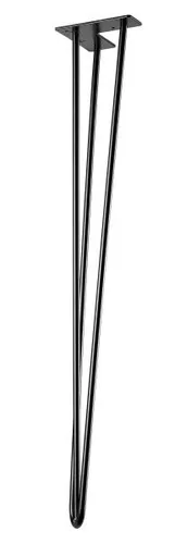 Hettich Hairpin 71 X 12 X 12 Cm Stahl Schwarz Matt - 1 Stück Hairpin