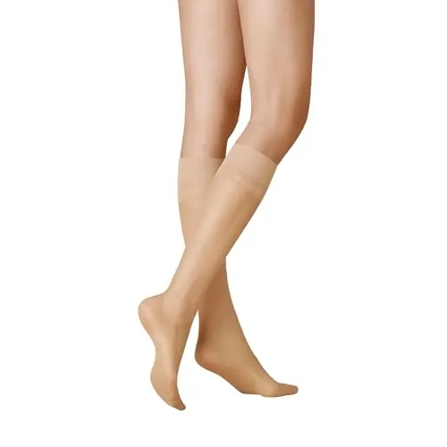 KUNERT Damen Kniestrümpfe Mystique 20 transparent 20 DEN Cashmere 0540 35/38