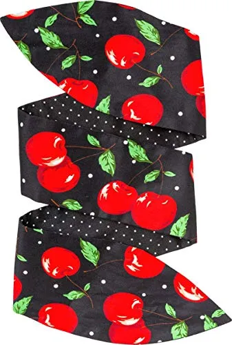 Orlob Kostüm Zubehör Haarband Kirschen zum Knoten Karneval Fasching