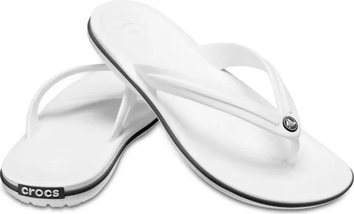 Crocs Crocband Flip Unisex Weiß US M9 (EU 42-43)