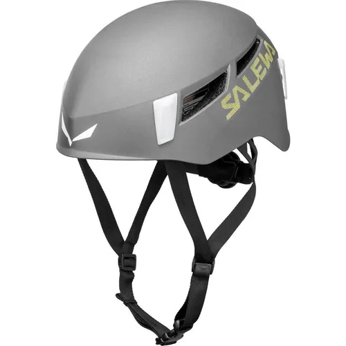 Salewa Pura Kletterhelm - Grau - S/M - Reithelm für Kletterer, besonders leicht und komfortabel, bietet optimalen Schutz und Atmungsaktivität.