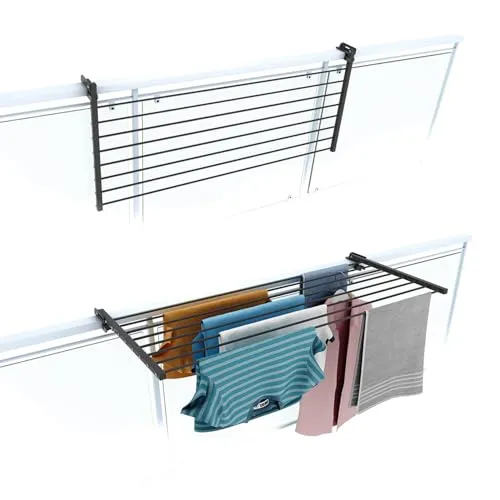 Foxydry Duo klappbarer Wäscheständer in grau von Foxydry