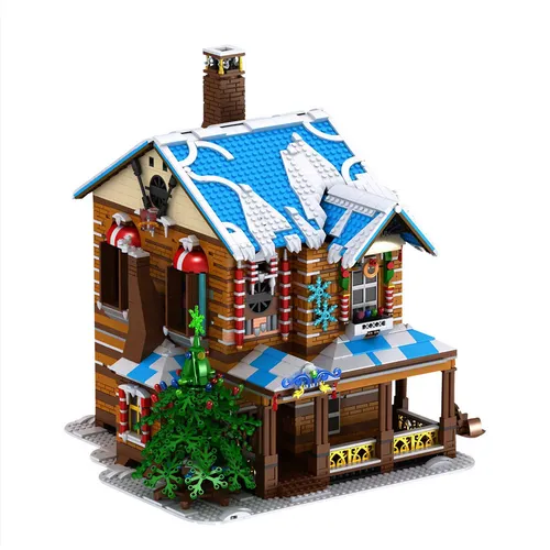 MOULDKING 16011 | Weihnachtshaus mit Licht, Nebel und Sound NEU & OVP