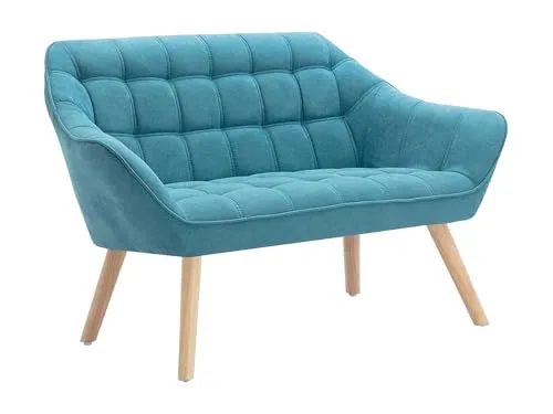 Vente-unique Sofa 2-Sitzer in türkis von Vente-unique
