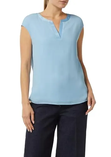 Comma Shirtbluse Blau Gr. 34 von comma,