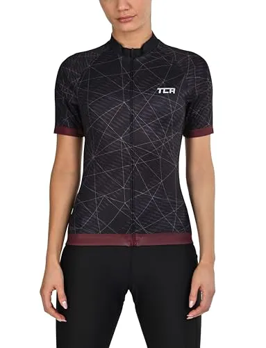 TCA Damen All-Day Fahrradtrikot – Atmungsaktives Kurzarmtrikot mit 3 Rückentaschen - Radsport-Trikots & -Shirts für Damen, ultraleichtes Material für hervorragende Belüftung und Komfort bei jeder Fahrt.