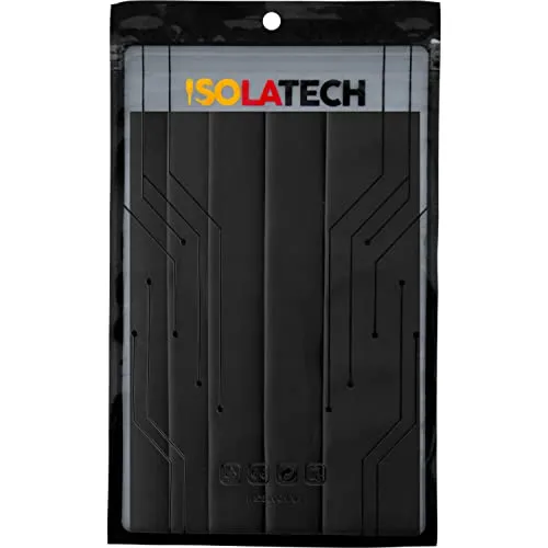 ISOLATECH Schrumpfschlauch Set 3:1 mit Kleber unbeschriftet Sortiment Schwarze viele Größen Ø 15mm 1,0 Meter in 5Stk x 20cm