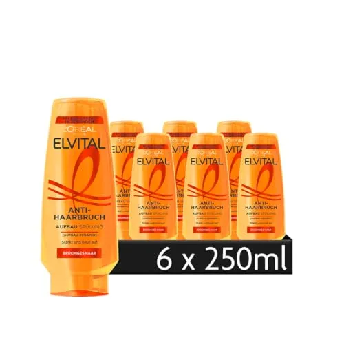 L'Oréal Paris Elvital Anti-Haarbruch Spülung, 6-tlg. von L'Oreal Paris