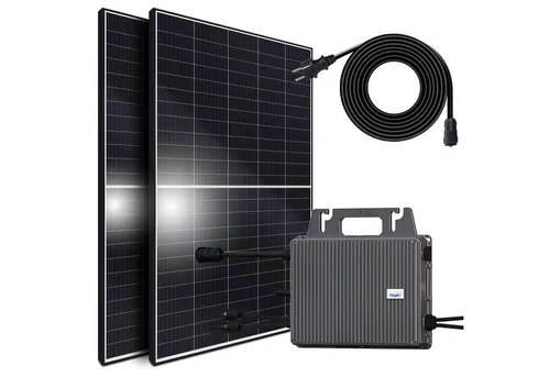 SUNNIVA® 900W Balkonkraftwerk - Komplettset mit 2x 450W Solarmodulen - Netzgebundene Photovoltaikanlagen: Genehmigungsfreies Balkonkraftwerk mit 900W Leistung, ideal für hohe jährliche Ersparnisse von bis zu 360 EUR durch effiziente Stromnutzung.