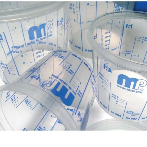 MP Farbmischbecher Messbecher 750ml m. Mischscala