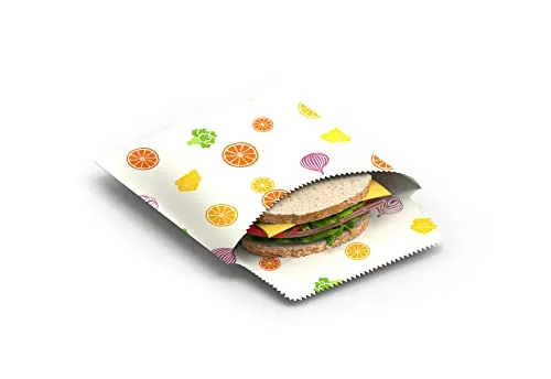 Nuts Bienenwachs Sandwich & Snack Bag 18 x 17cm | Sandwich und Snackbeutel | Bienenwachstuch | nachhaltig Lebensmittel verpacken