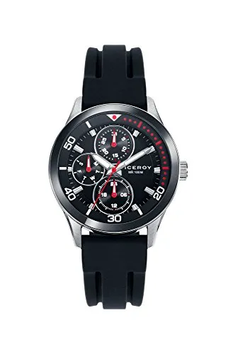 Viceroy Herren Armbanduhr Multi Zifferblatt Quarz Silikon 46743-57