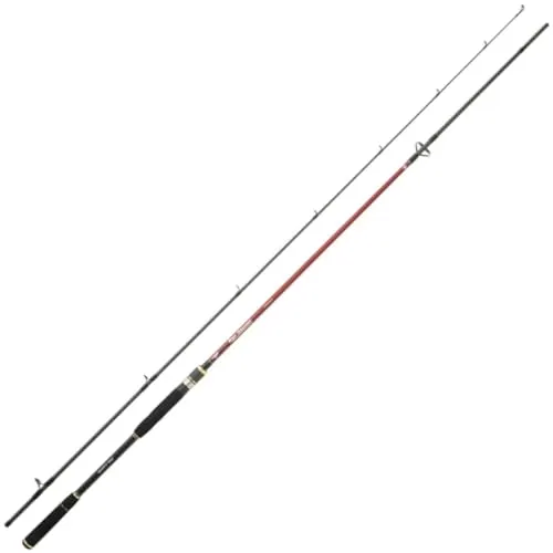 Hearty Rise Red Shadow Spin Distance 2,54m - Hochwertige Spinnrute für Angler - Angelruten für Süßwasserangeln, ideal für Flussbarsch, Hecht und Zander. Leicht mit nur 154g und einem optimalen Ködergewicht von 8-38g für präzise Würfe.