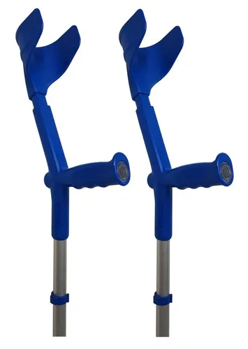 Rebotec Travel Unterarmgehstütze - Zerlegbare Gehhilfe aus Aluminium, ideal für Erwachsene mit maximaler Belastbarkeit von 130 kg. Perfekt für Reisen und den Alltag.