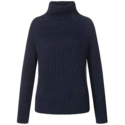 Drykorn Pullover ARWEN mit Alpaka M Dunkelblau - Eleganter Damenpullover aus Wollmischung mit kuscheligem Alpaka-Anteil, ideal für kalte Tage und vielseitig kombinierbar.