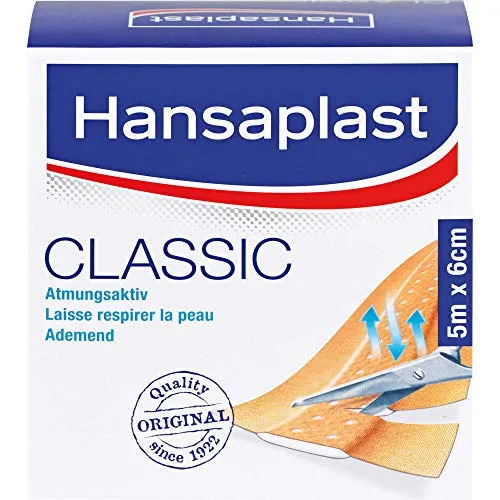 Hansaplast Classic Pflaster 5 m x 6 cm 