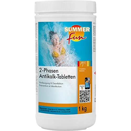 Waterman GmbH Summer Fun Desinfektion 2 Phasen-Anti-Kalk 1 kg