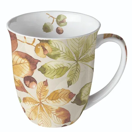 Tasse, Porzellantasse CASTANEA 0,4l Ambiente | Herbst, Blätter