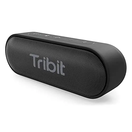 Tribit XSound Go Bluetooth-Lautsprecher - Tragbarer Bluetooth-Lautsprecher mit 16W Klang, 24 Std. Spielzeit und IPX7 wasserdicht – perfekt für Poolpartys und Strandtage!