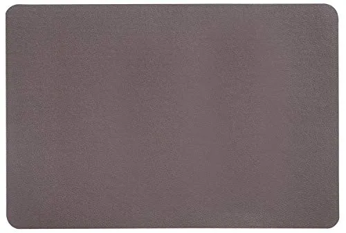 Kesper Platzset, Tischset Lederoptik braun 44x29cm Kunststoff