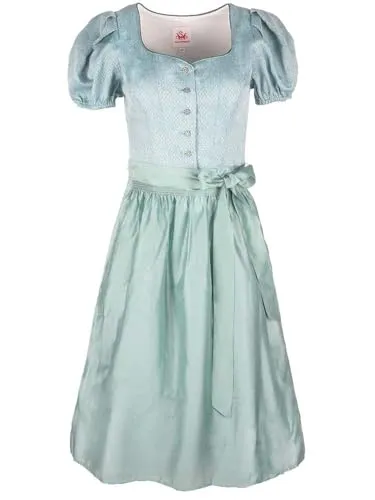Spieth & Wensky Dirndl Ferrara Arm | Modernes Mididirndl mit Puffärmeln - Dirndl für Damen, modernes Design mit Puffärmeln und eleganten Knöpfen, aus hochwertigen Materialien von Spieth & Wensky für einen stilvollen Auftritt.