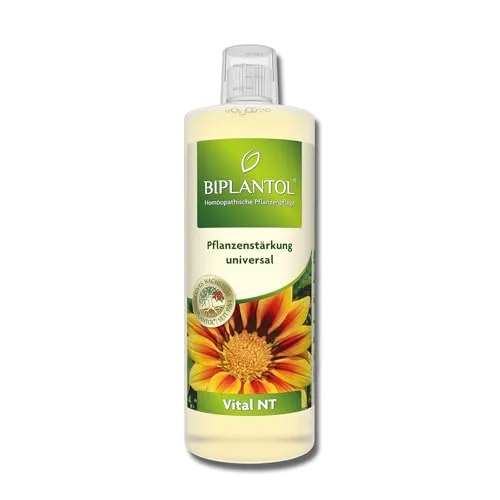 BIPLANTOL® Vital NT - 1L Konzentrat | Universelles biologisches Pflanzenstärkungsmittel | Hochkonzentrierte Pflanzenpflege & Blattpflege | Gesunderhaltung & Regeneration von Pflanzen aller Art